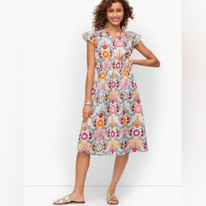 NWT Talbots Smocked Dress